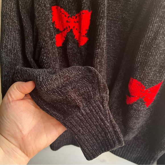 Vintage Exclusive by Emilio Rossi Women’s Super Soft Bow Pattern Cardigan Size M - Picture 5 of 7